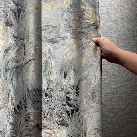 Cortina de estilo de pintura moderna