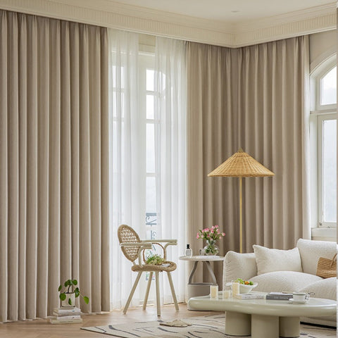 Cortina beige claro