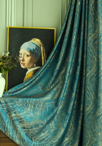 Cortina jacquard