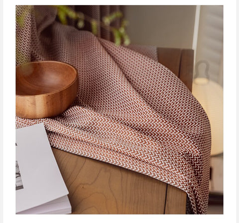 Cortina jacquard de estilo japonés.