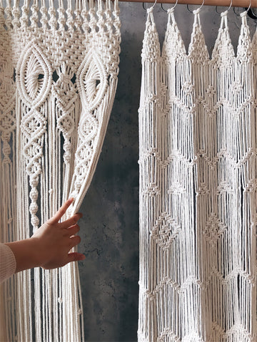 Cortina de macramé </br> (L60cm x 200cm)