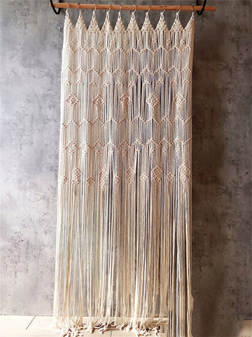 Cortina de macramé </br> (L85cm x 200cm)