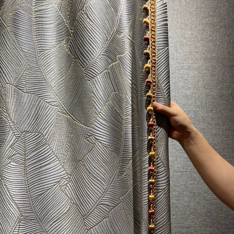 Cortinas gris plata