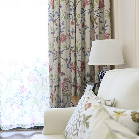 Cortinas de pájaros