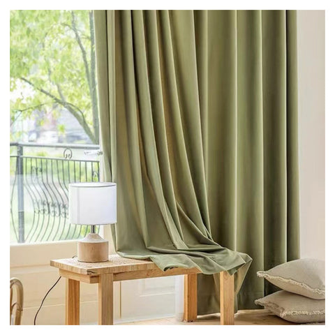 Cortinas verde oliva