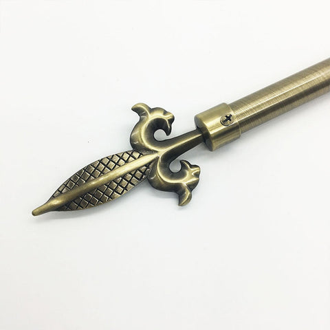 Barra de cortina dorada (65-190 cm)