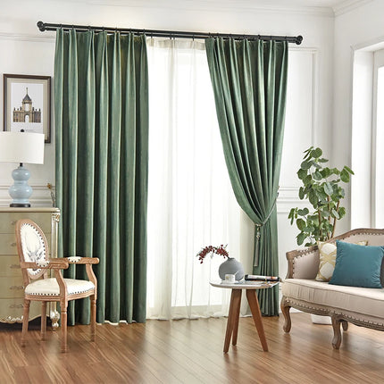 Rideau Moderne Vert Sauge