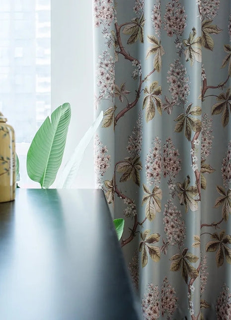 Rideau Chambre Vintage Nature