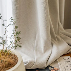 Rideau Blanc Cassé Tendance