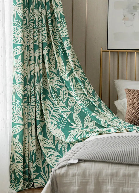 Rideau Vert Jungle Moderne