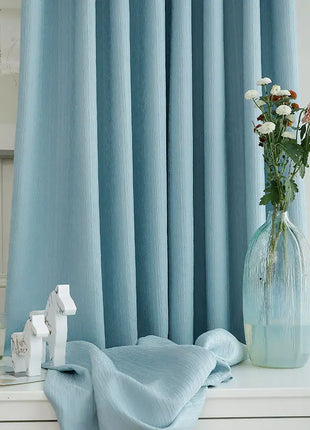 Rideau Couleur Bleu Ciel