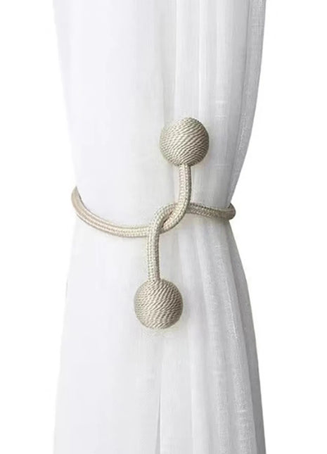 Alzapaños magnéticos para cortinas con bolas (2 unidades)