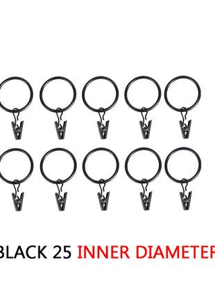 Anillos de clip de cortina (10 piezas)