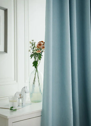 Rideau Couleur Bleu Ciel