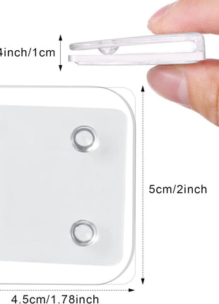 Juego de clips para cortinas de 2/4