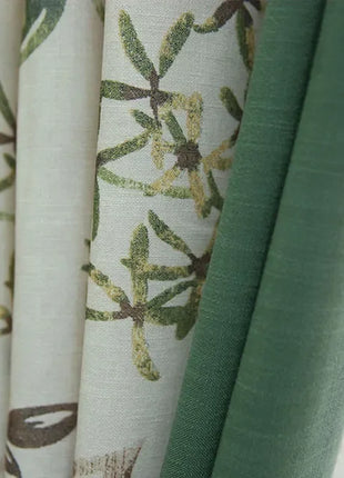 Cortinas tropicales de elegancia floral