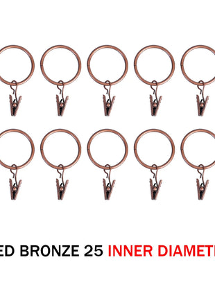 Anillos de clip de cortina (10 piezas)