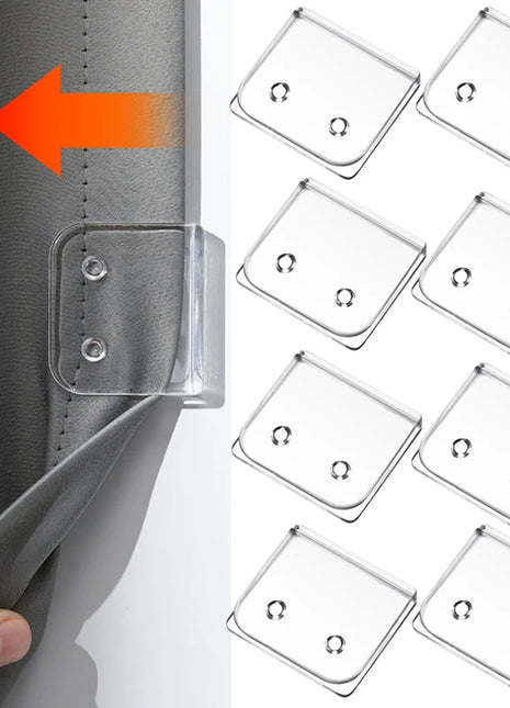 Juego de clips para cortinas de 2/4