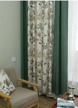 Cortinas tropicales de elegancia floral