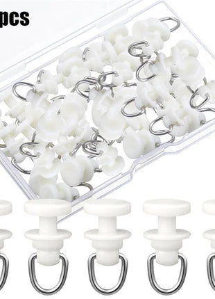 Ganchos deslizantes para rieles de cortina (50-100 piezas)