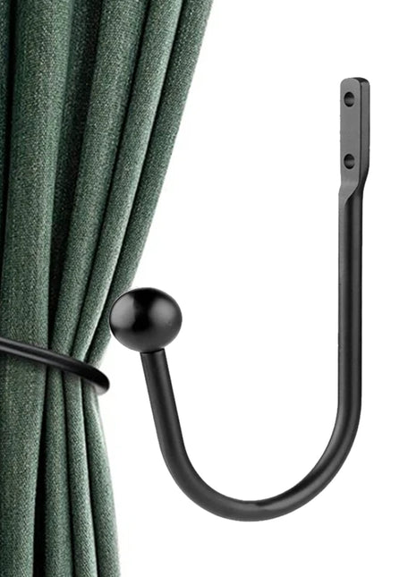 Elegante soporte de pared cortina