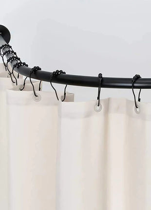 Ganchos de bolas de latón para cortinas de ducha (12 piezas)