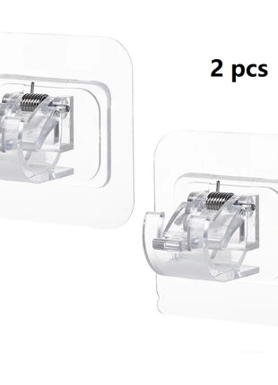 Soportes autoadhesivos para barra de cortina (2-4 piezas)