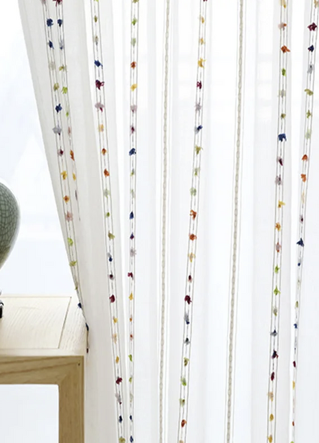 Voilage Rayures Colorés