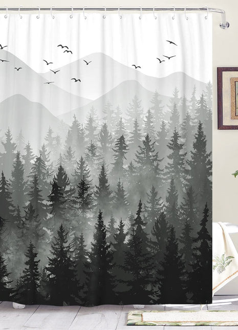 Rideau de Douche Foret (L180cm x H200cm)