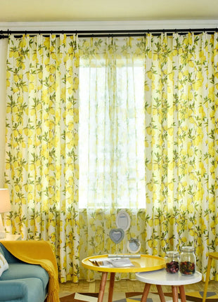 Voilage Jaune Citron